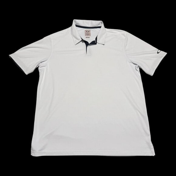 Oakley Spell Out Logo Thailand Polo‎ Shirt Adult Large - Picture 1 of 5